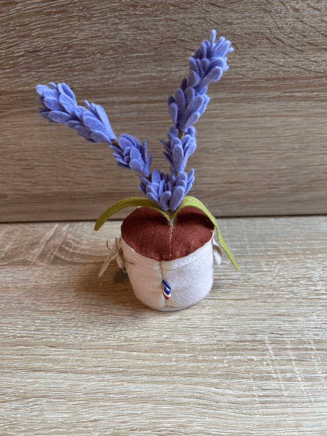 Pot "Murmure Parfurmé" - Déco feutrine fait main 