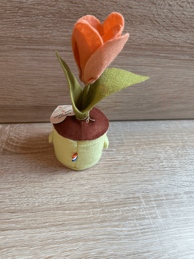 Pot "Chaleur d'une fleur"- Déco feutrine fait main 